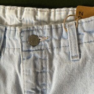 Vintage Lee Lightwash Super High Rise Elastic Paperbag Waist Mom Jeans Sz. 18 P